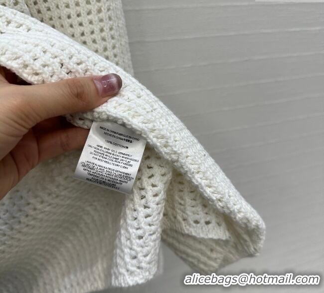 Buy Cheapest Brunello Cucinelli Knit Jacket BC122701 White 2025