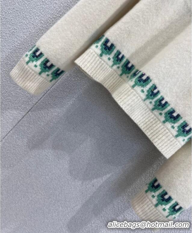 Most Popular Loewe Wool Sweater LW122702 White 2025