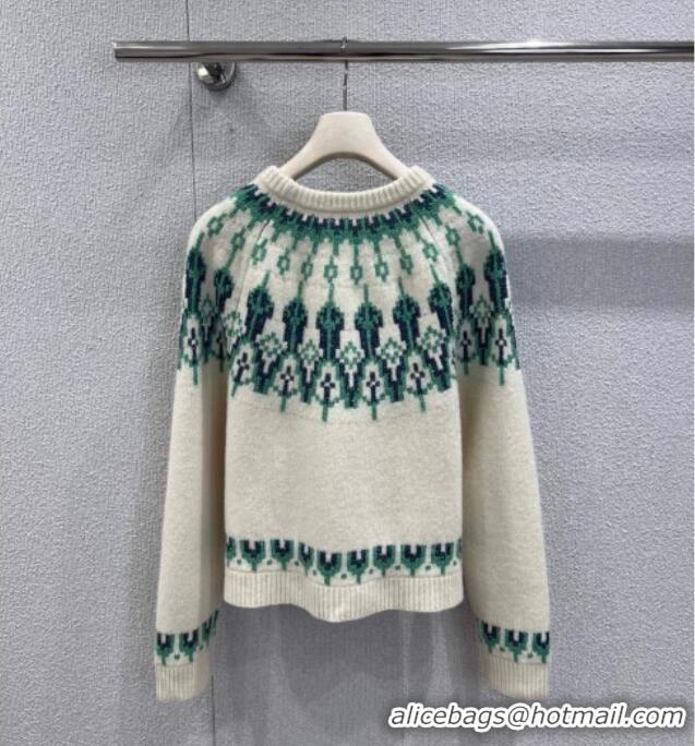 Most Popular Loewe Wool Sweater LW122702 White 2025