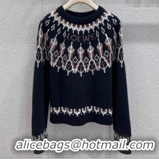 Best Product Loewe Wool Sweater LW122702 Black 2025