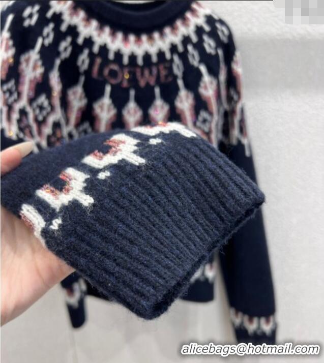 Best Product Loewe Wool Sweater LW122702 Black 2025