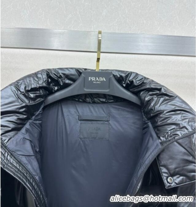 Big Discount Prada Down Jacket PR122704 Black 2025