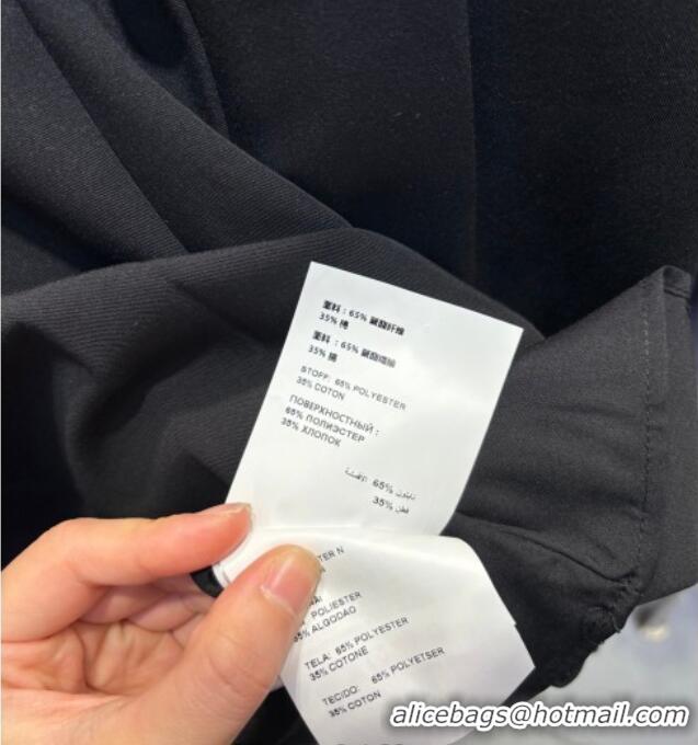 ​Luxury Discount Prada Short Jacket and Skirt Set PR122703 Black 2025