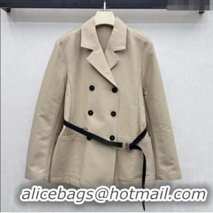 Top Quality Dior Cotton Coat DR122712 Beige 2025