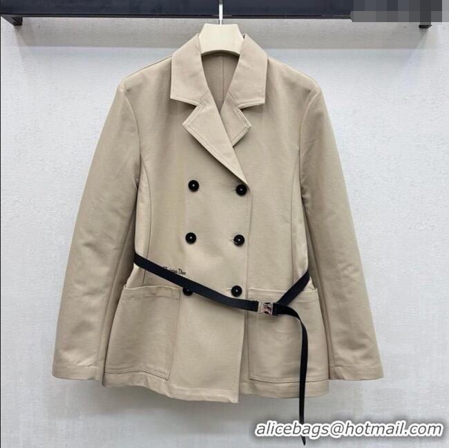 Top Quality Dior Cotton Coat DR122712 Beige 2025
