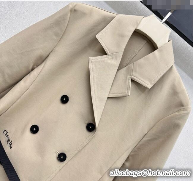 Top Quality Dior Cotton Coat DR122712 Beige 2025