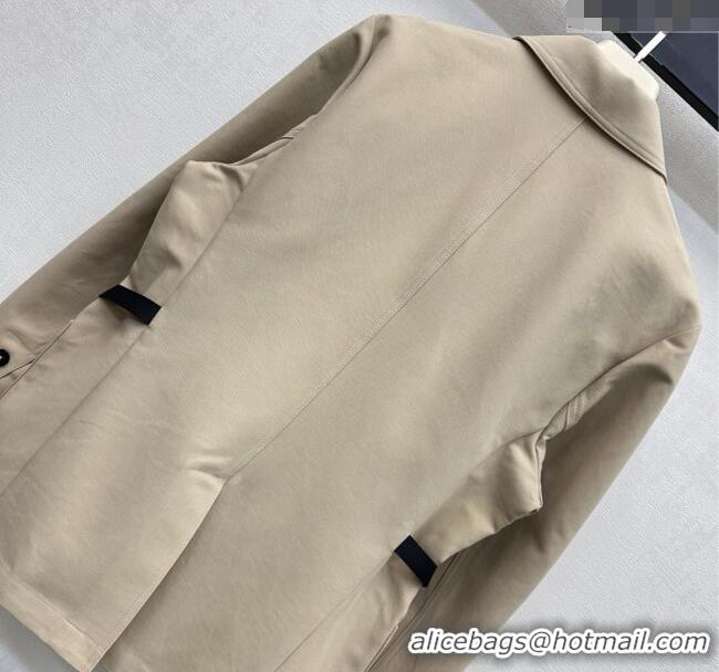 Top Quality Dior Cotton Coat DR122712 Beige 2025