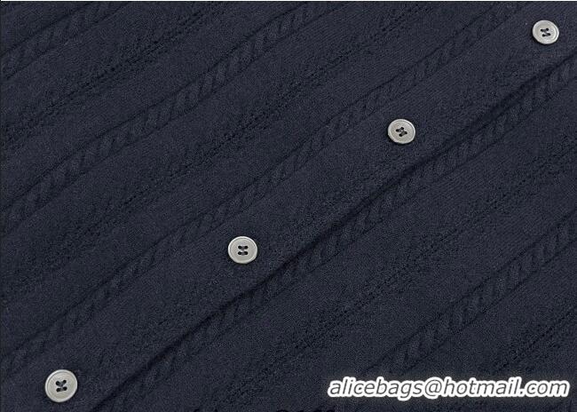 Famous Brand Miu Miu Cashmere Cardigan MM122701 Black 2025