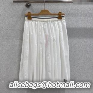 ​Best Design Miu Miu Cotton Skirt MM122702 White 2025