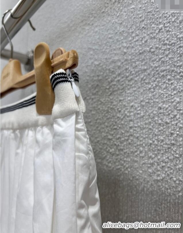 ​Best Design Miu Miu Cotton Skirt MM122702 White 2025