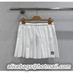 Good Product Miu Miu Mini Skirt MM122702 White 2025