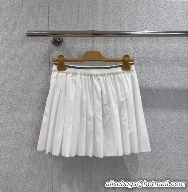 Good Product Miu Miu Mini Skirt MM122702 White 2025