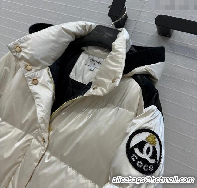 New Design Chanel Down Jacket CH122713 White 2025