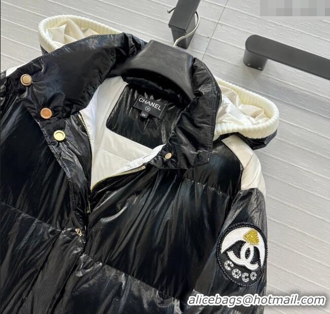 Best Quality Chanel Down Jacket CH122713 Black 2025