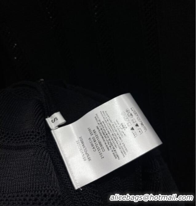 Best Product Balmain Knit Mini Skirt and Cardigan Set BL122702 Black 2025