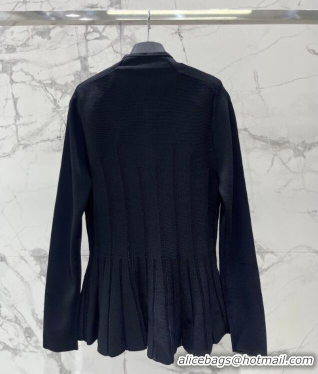 Best Product Balmain Knit Mini Skirt and Cardigan Set BL122702 Black 2025