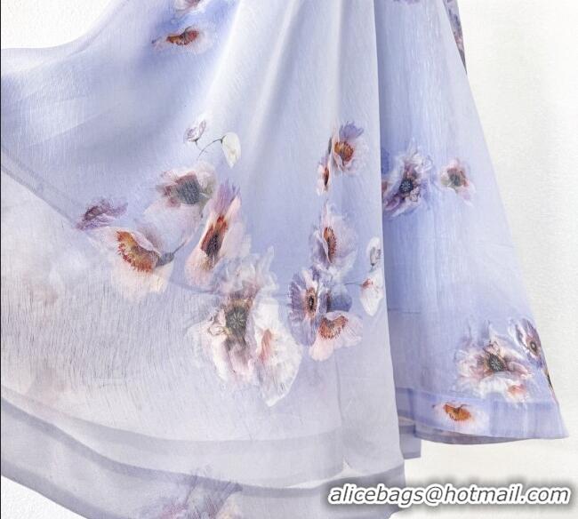 Reasonable Price Linen and Silk Dress 1227001 Purple 2025