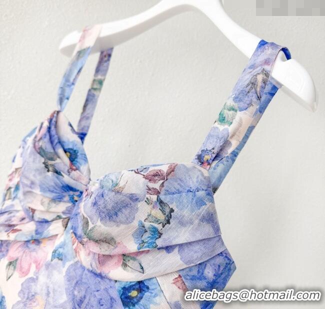 Good Taste Linen and Silk Dress 1227004 Blue 2025