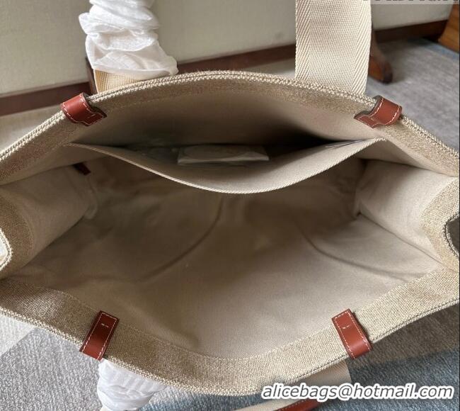 Promotional Chloe Woody Canvas Large Tote Bag 6064 Brown 2024