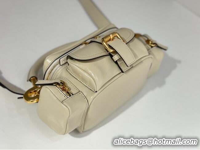 Promotional Chloe Small Camera Bag in Shiny Leather W0653 Beige 2024