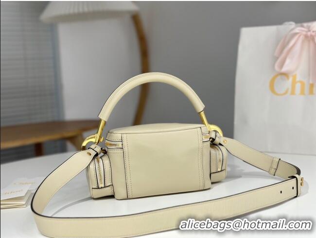 Promotional Chloe Small Camera Bag in Shiny Leather W0653 Beige 2024