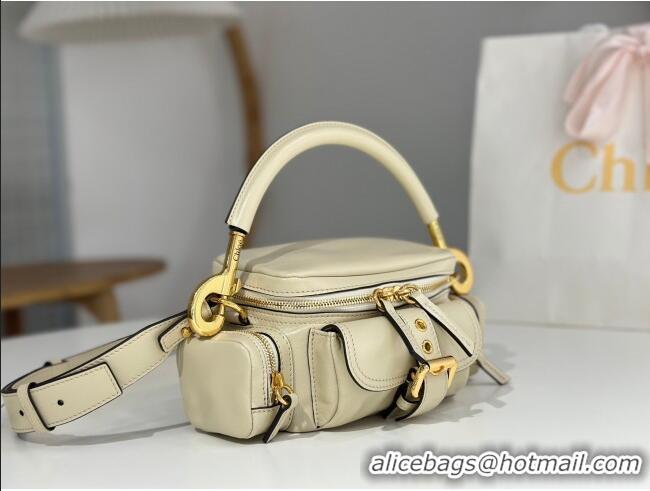 Promotional Chloe Small Camera Bag in Shiny Leather W0653 Beige 2024