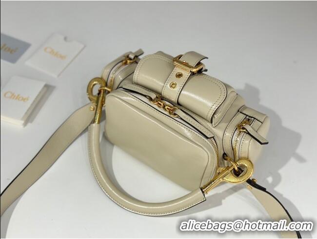 Promotional Chloe Small Camera Bag in Shiny Leather W0653 Beige 2024