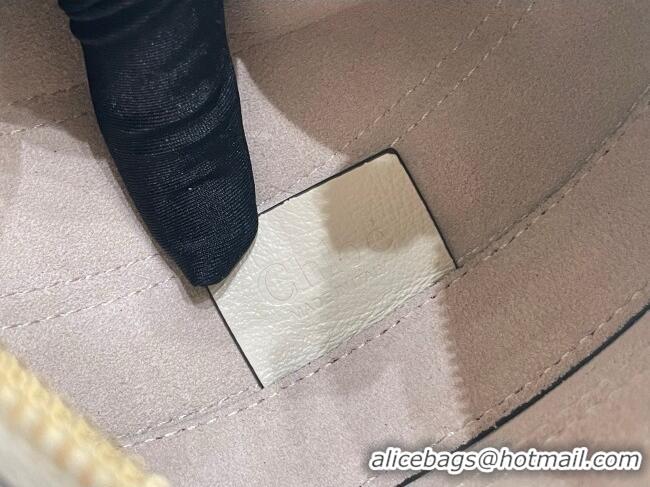 Super Quality Chloe Banana Cross-body Bag in Grained Leather W865 White 2025