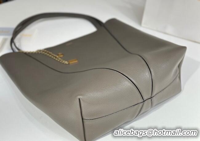 Buy Cheap Chloe Large Spin Tote Bag in Grained Leather 1120 Grey 2025