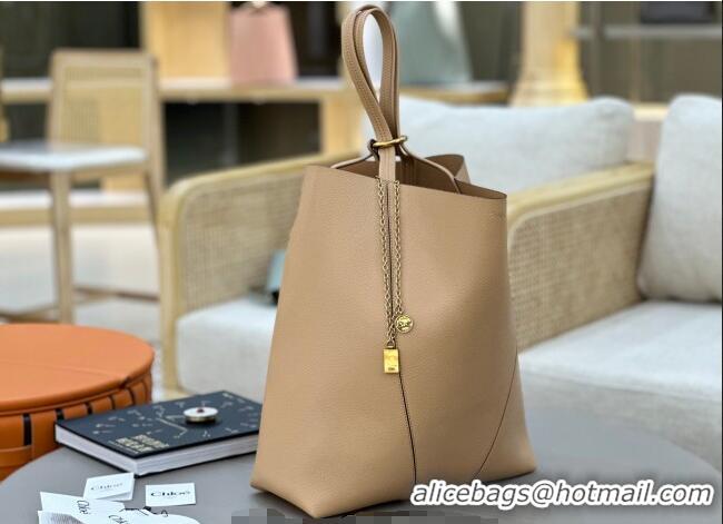 Grade Design Chloe Large Spin Tote Bag in Grained Leather 1120 Beige 2025