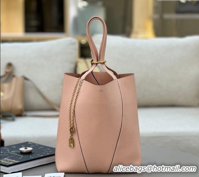 Good Product Chloe Medium Spin Tote Bag in Grained Leather 1120 Light Pink 2025