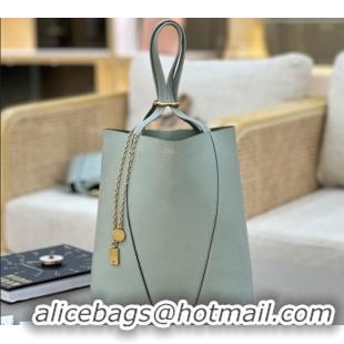 Hot Sell Cheap Chloe Medium Spin Tote Bag in Grained Leather 1120 Green 2025