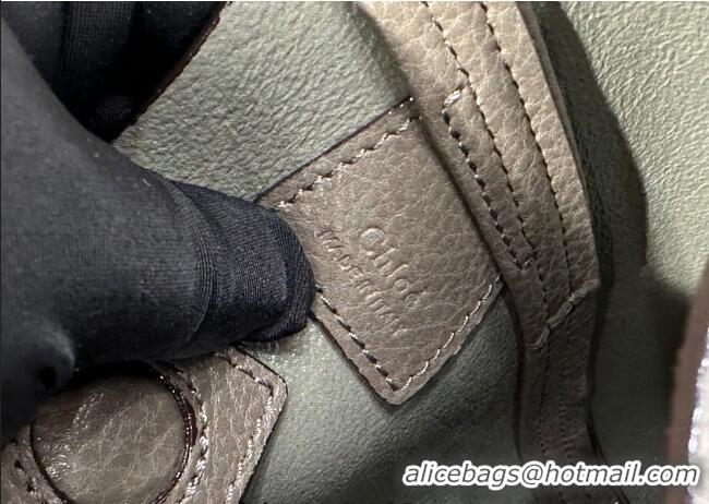 Promotional Grade Chloe Small Spin Tote Bag in Grained Leather 1120 Grey 2025