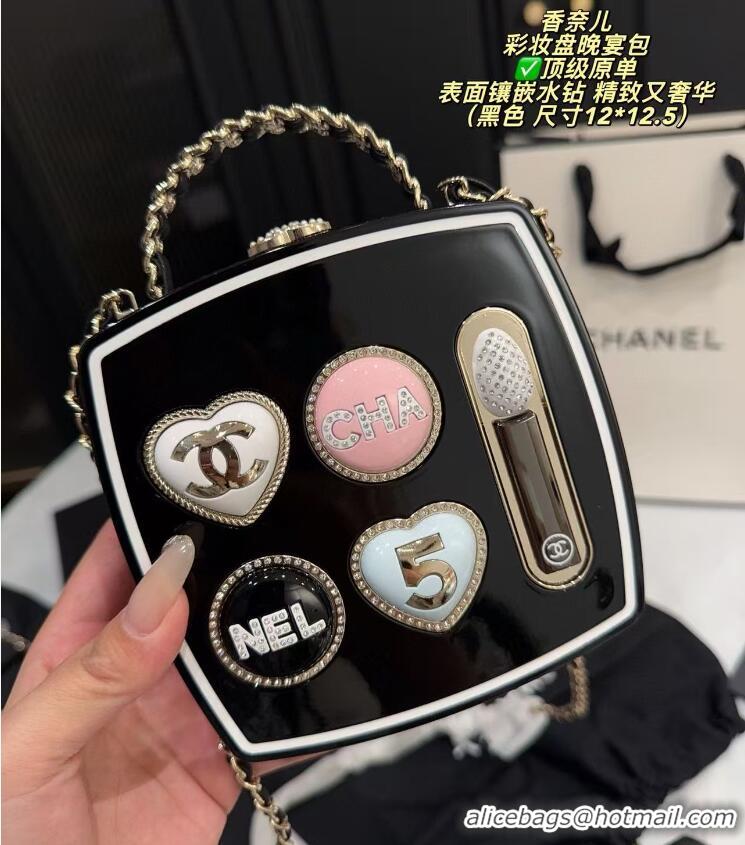Top Quality Chanel Makeup Palette Minaudiere Bag AS5652 Black/Multicolor 2026