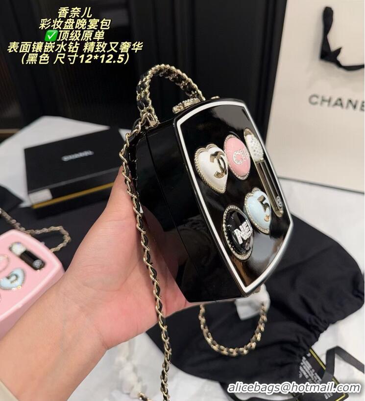 Top Quality Chanel Makeup Palette Minaudiere Bag AS5652 Black/Multicolor 2026