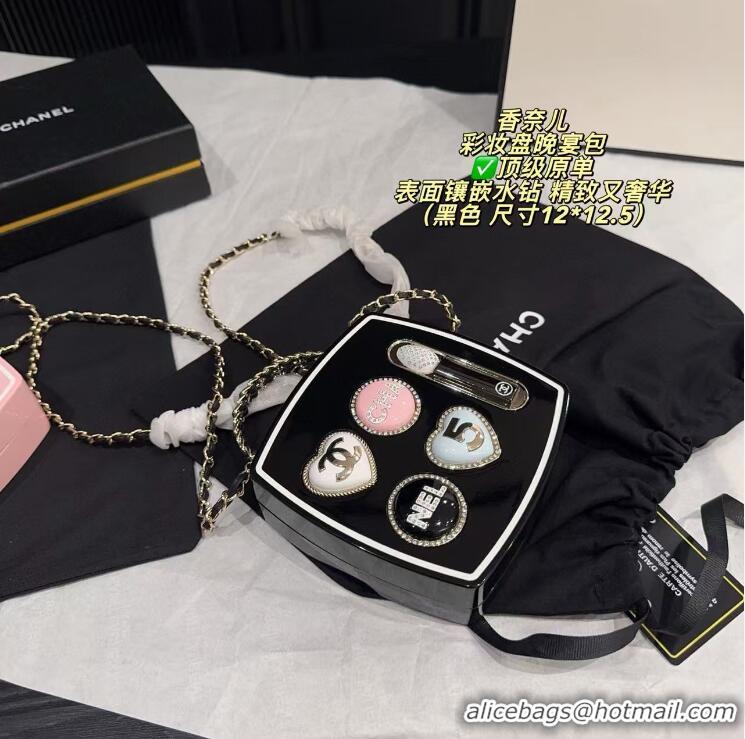 Top Quality Chanel Makeup Palette Minaudiere Bag AS5652 Black/Multicolor 2026