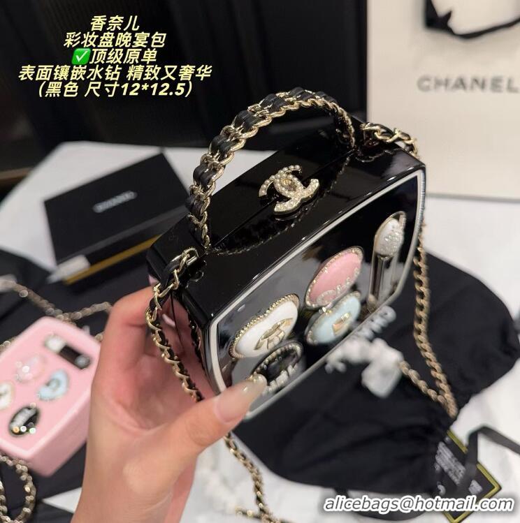 Top Quality Chanel Makeup Palette Minaudiere Bag AS5652 Black/Multicolor 2026