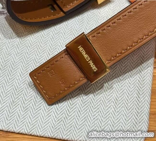 Good Taste Hermes Collier de Chien bracelet in Four Medor Studs and Leather HS26010404 2026
