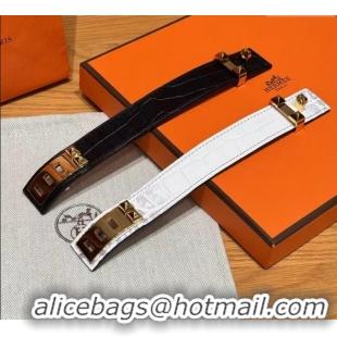 Best Product Hermes Collier de Chien bracelet in Four Medor Studs and Embossed Leather HS26010405 2026