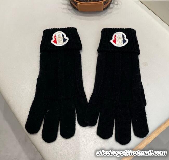 Top Grade Moncler Knit Gloves ML010501 Black 2026