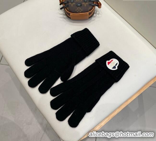 Top Grade Moncler Knit Gloves ML010501 Black 2026