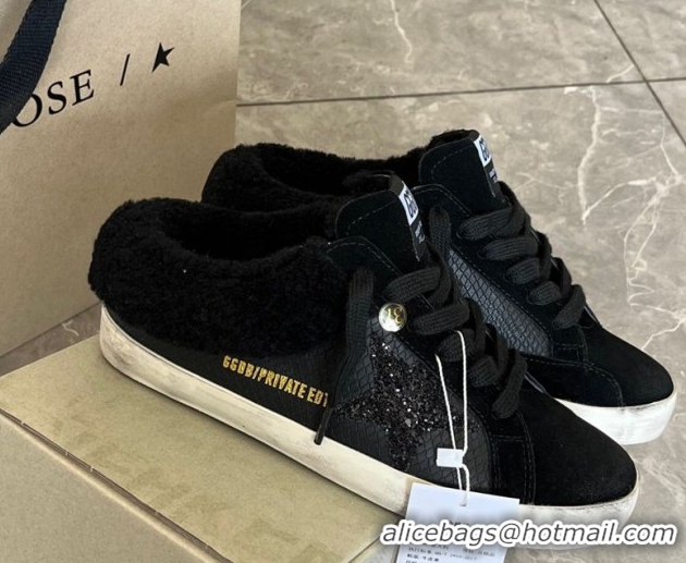 Classic Hot Golden Goose Women's Super-Star Sabots Sneaker in Mesh and Suede GGDB103102 1031058