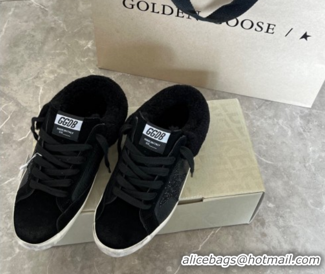 Classic Hot Golden Goose Women's Super-Star Sabots Sneaker in Mesh and Suede GGDB103102 1031058