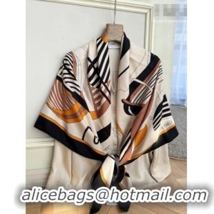 Best Price Hermes Cashmere Silk Thalassa Shawl Scarf 140x140cm H1505 Black 2026 Top