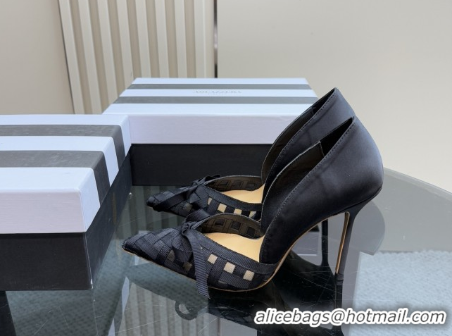 Classic Hot Aquazzura Mesh Pumps 10cm Heel A091607 Black 5091607