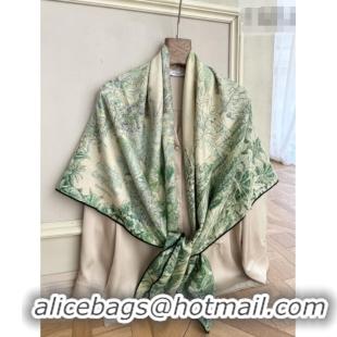 Cheap Price Hermes Cashmere Silk Shawl Scarf 140x140cm H1522 Green 2026 Top