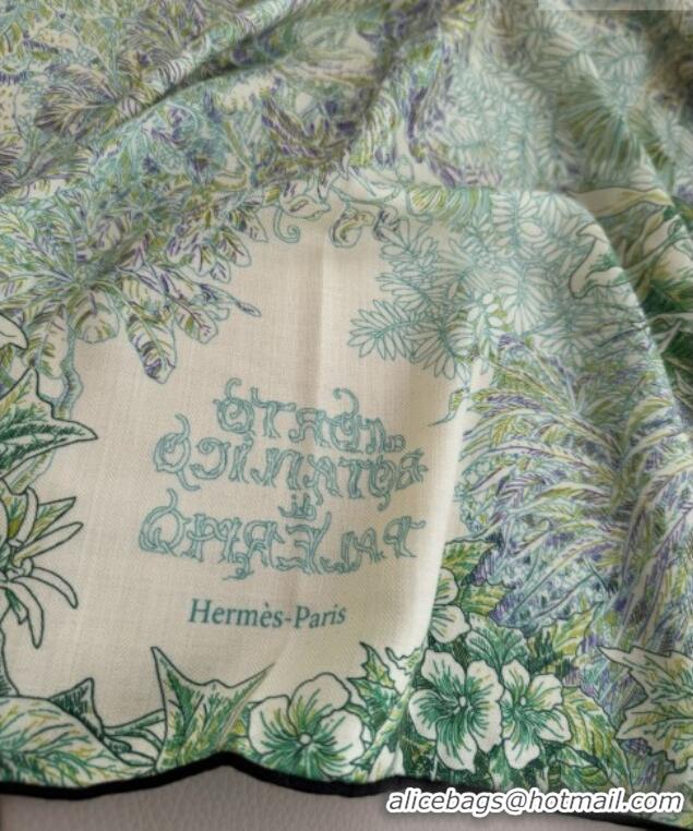 Cheap Price Hermes Cashmere Silk Shawl Scarf 140x140cm H1522 Green 2026 Top