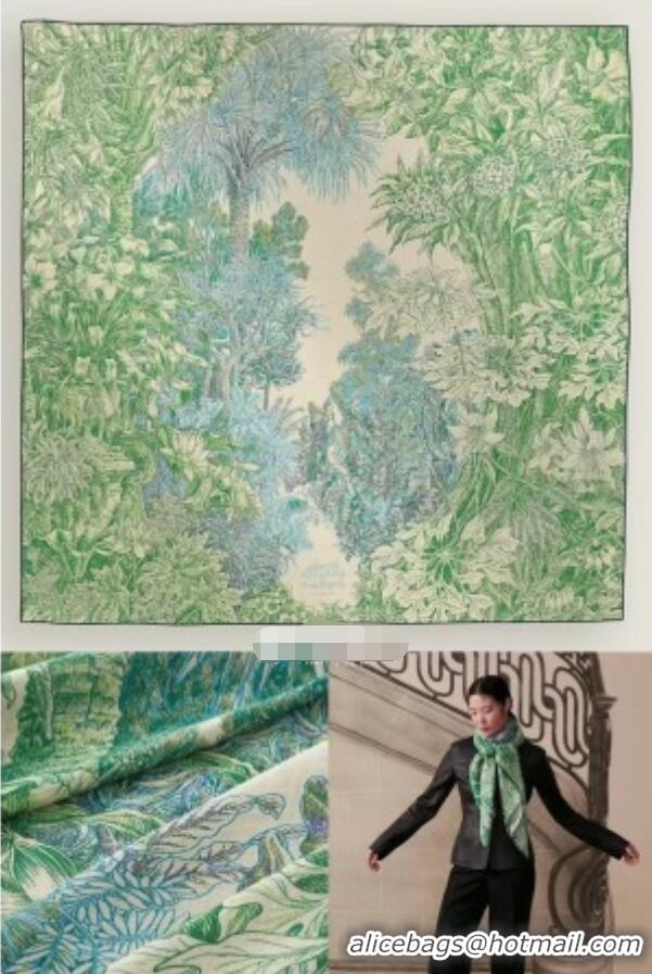 Cheap Price Hermes Cashmere Silk Shawl Scarf 140x140cm H1522 Green 2026 Top