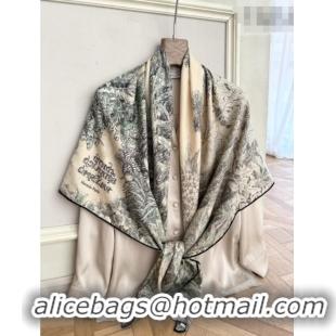 Traditional Specials Hermes Cashmere Silk Shawl Scarf 140x140cm H1523 Beige 2026 Top