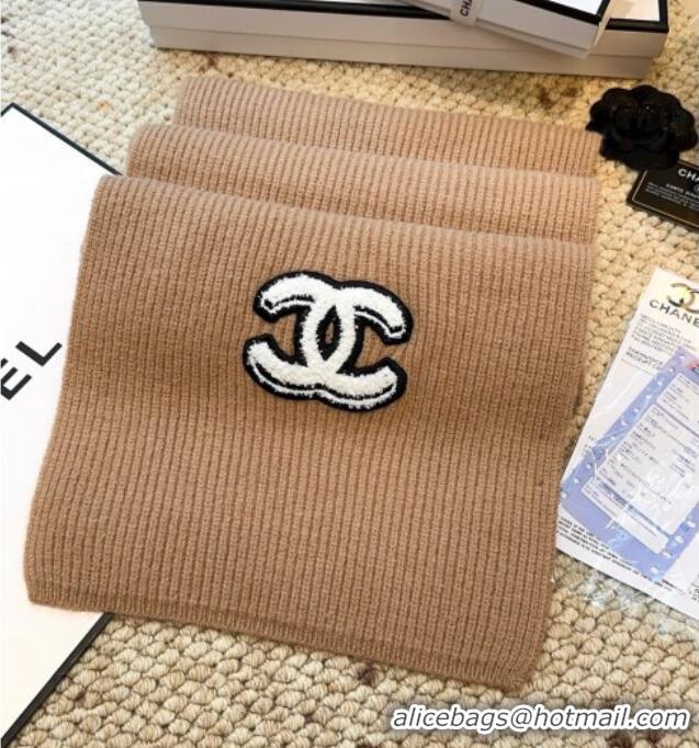 Big Discount Chanel Wool Cashmere Long Scarf 30x175cm CH010605 Brown 2026